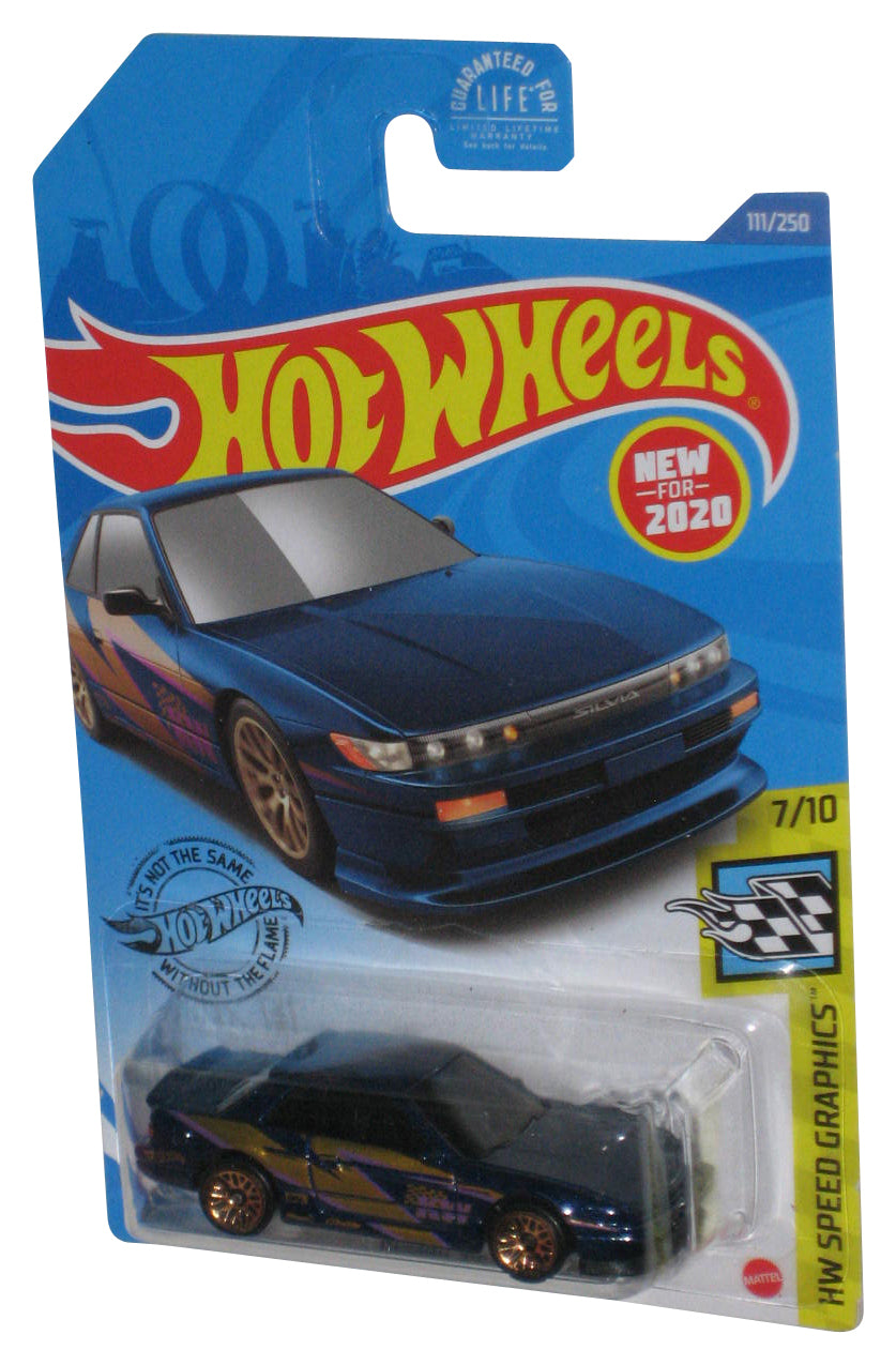 Hot Wheels HW Speed Graphics 7/10 (2020) Blue Nissan Silvia S13 Toy Car 111/250