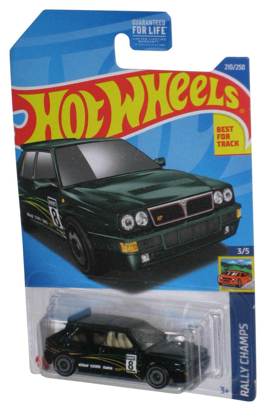 Hot Wheels Rally Champs 3/5 (2021) Green Lancia Delta Integrale Toy Car 210/250
