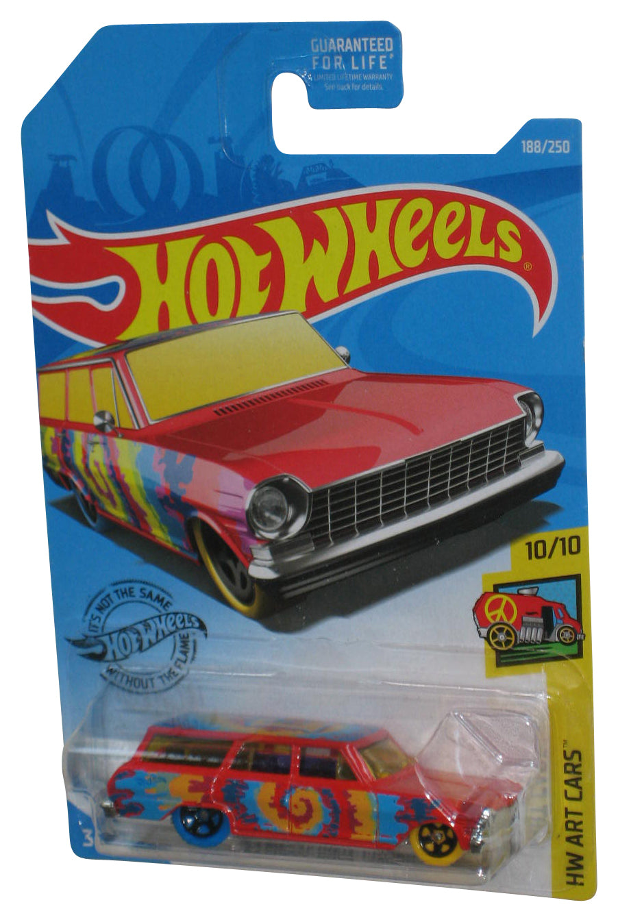 Hot Wheels HW Art (2017) Red '64 Chevy Nova Wagon Toy Car 188/250