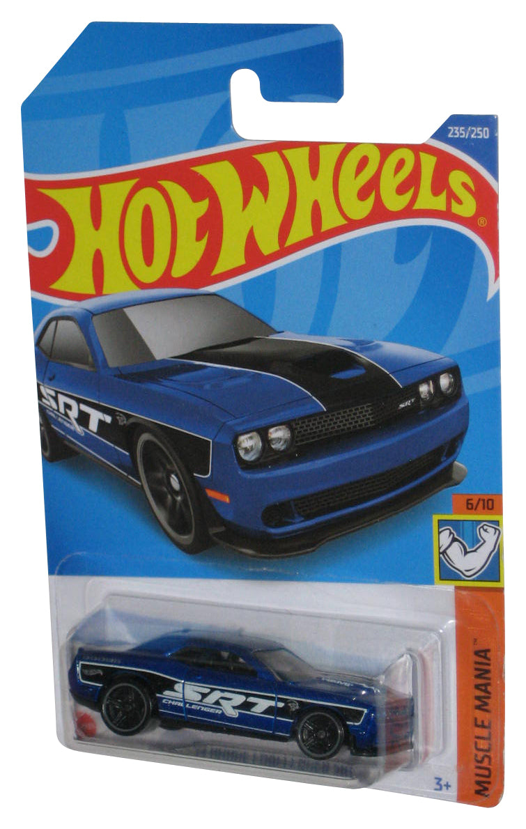 Hot Wheels Muscle Mania 6/10 (2021) Blue '15 Dodge Challenger SRT Toy Car 235/250