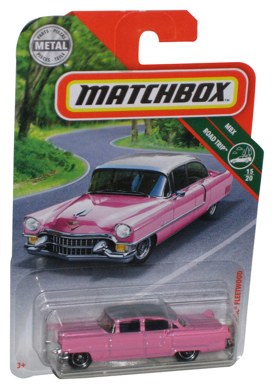 Matchbox Road Trip 15/20 (2009) Pink '55 Cadillac Fleetwood Toy Car 11/100