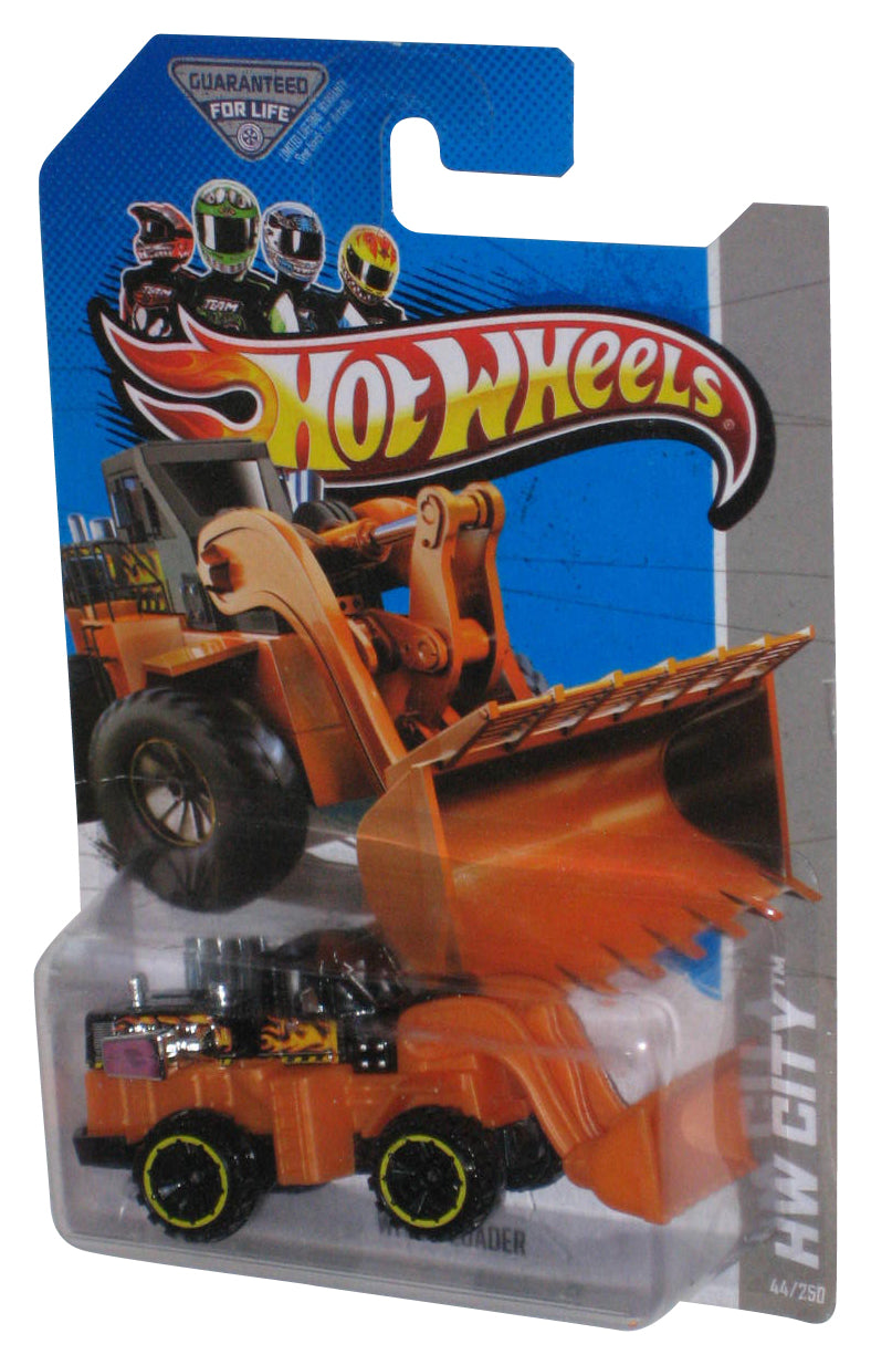 Hot Wheels HW City (2012) Orange Wheel Loader Toy Vehicle 44/250
