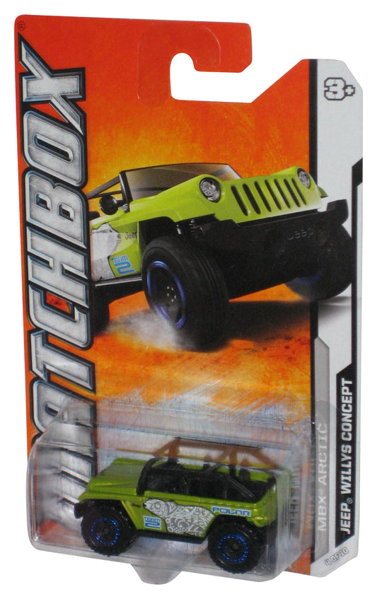 Matchbox MBX Arctic (2011) Green Polar Team 2 Jeep Willys Concept Toy Vehicle 4/10
