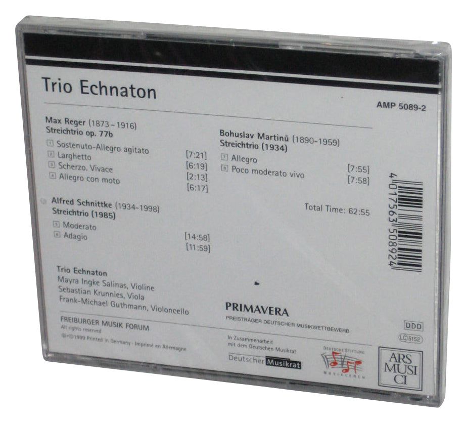 Trio Echnaton Reger Martinu String Trios Primavera (1999) Audio Music CD