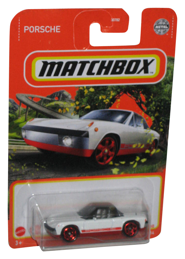 Matchbox White & Red '71 Porsche 914 (2020) Mattel Toy Car 74/100