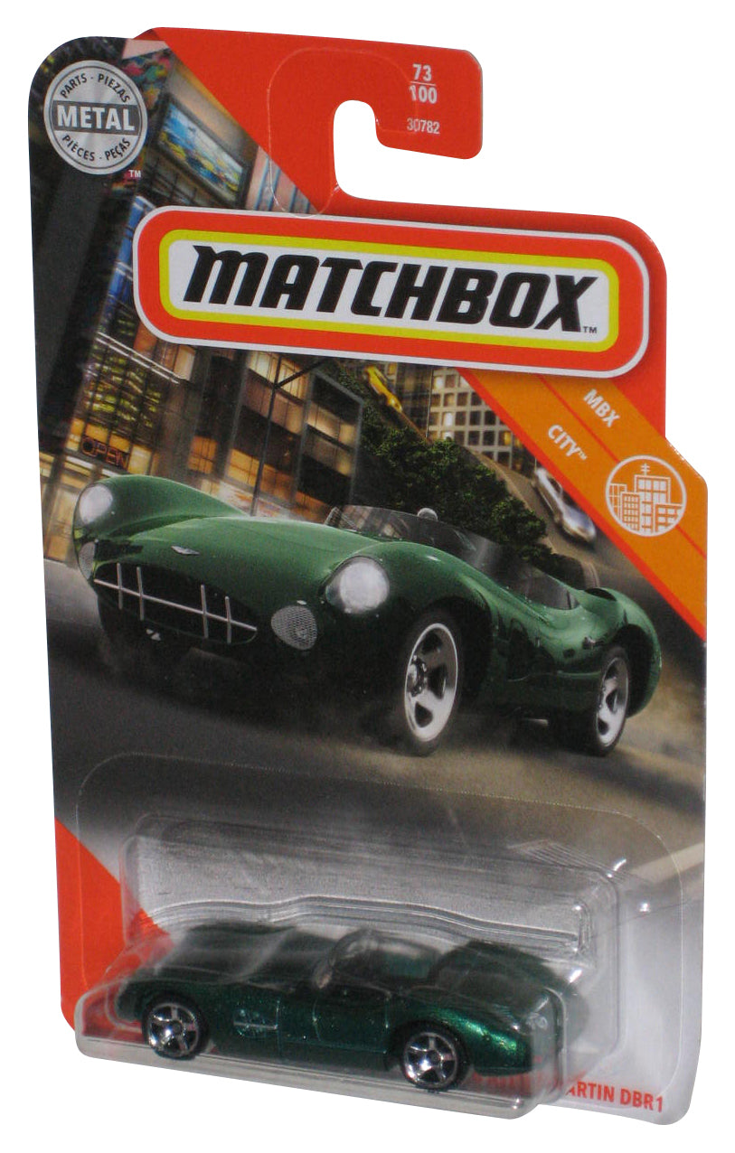 Matchbox MBX City (2020) Green 1956 Aston Martin DBR1 Toy Car 73/100