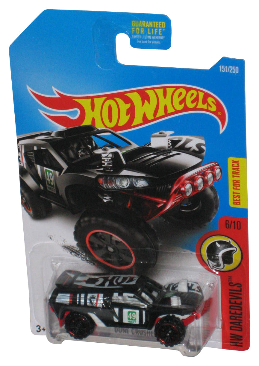 Hot Wheels HW Daredevils 6/10 (2015) Black Dune Crusher Toy 151/250