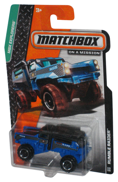Matchbox MBX Explorers (2013) Dark Blue Rumble Raider Toy Truck 119/120