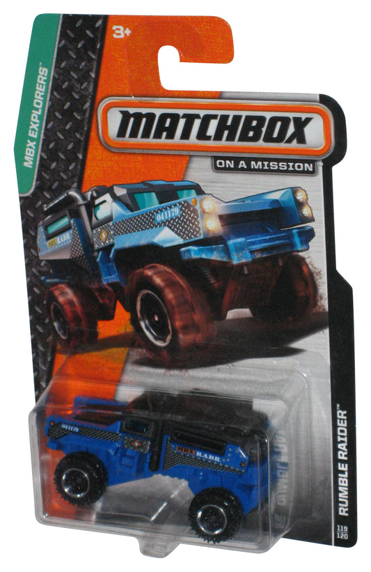 Matchbox MBX Explorers (2013) Dark Blue Rumble Raider Toy Truck 119/120