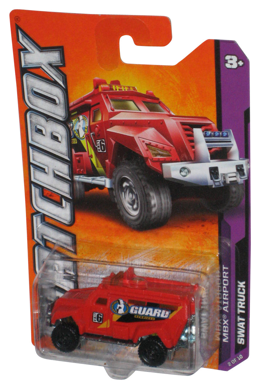 Matchbox MBX Airport 2/10 (2012) Red Swat Toy Truck 2/120