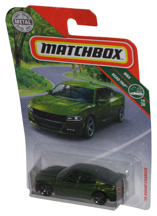 Matchbox MBX Road Trip (2018) Green '18 Dodge Charger Car 19/20