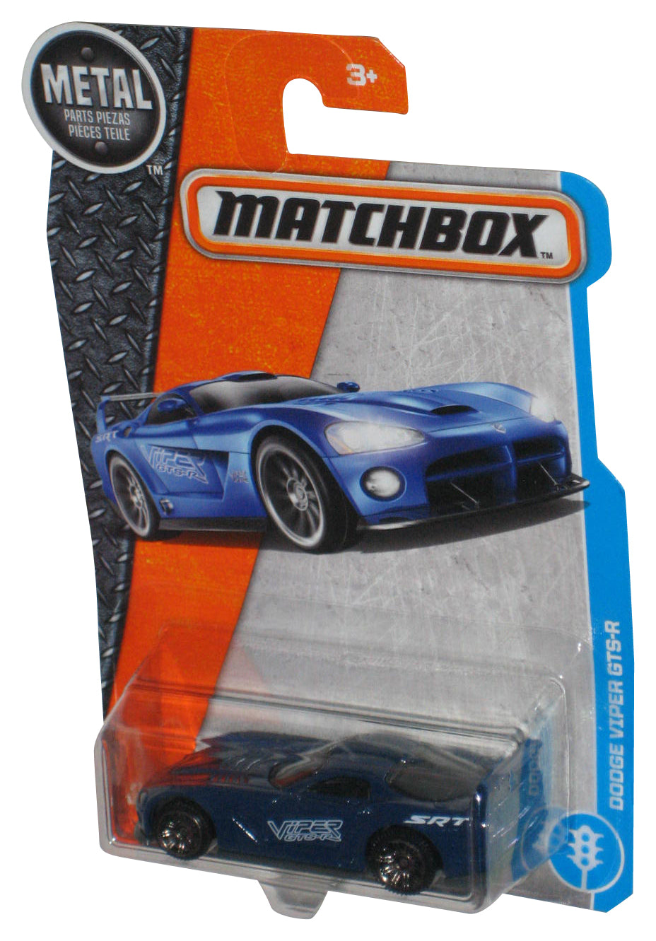 Matchbox Dodge Viper GTS-R (2016) Blue Die-Cast Toy Car 27/125