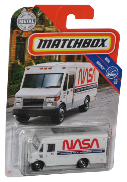 Matchbox MBX Service 18/20 (2018) NASA White Mission Support Vehicle Toy Truck 88/100
