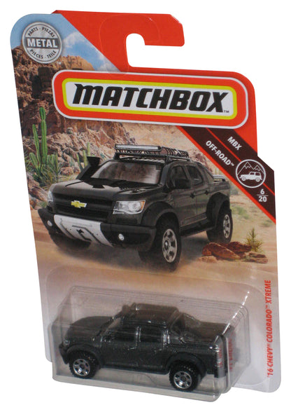 Matchbox MBX Off-Road 6/20 (2018) Gray '16 Chevy Colorado Xtreme Toy Car 67/100