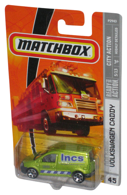 Matchbox City Action 5/13 (2008) Green Volkswagen Caddy Incs Toy Car #45