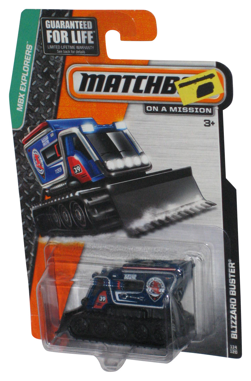 Matchbox MBX Explorers (2014) Blue Blizzard Buster Toy Vehicle 114/120