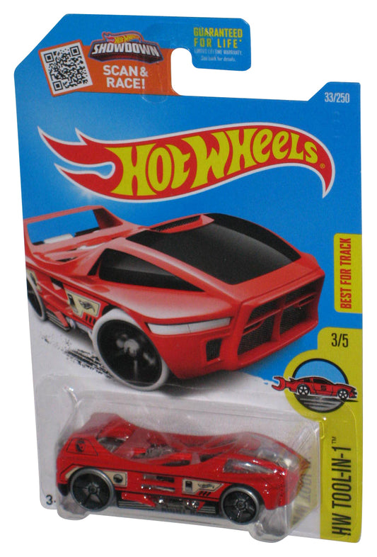 Hot Wheels HW Tool-In-1 3/5 (2016) Red Night Burner Toy Car 33/250