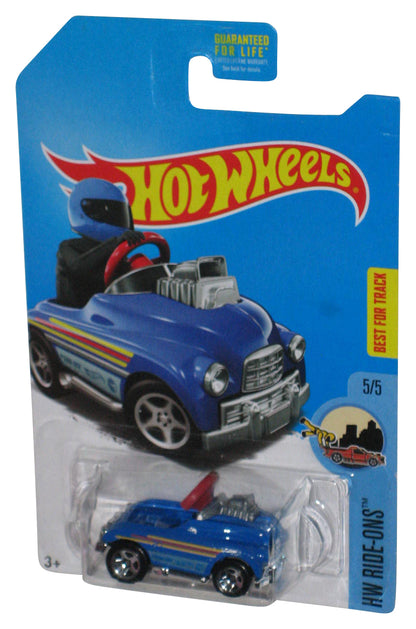 Hot Wheels HW Ride-Ons (2015) Blue Pedal Driver Toy Car 5/5