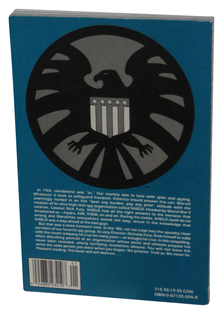 Marvel Comics Nick Fury vs. SHIELD (1989) Paperback Book