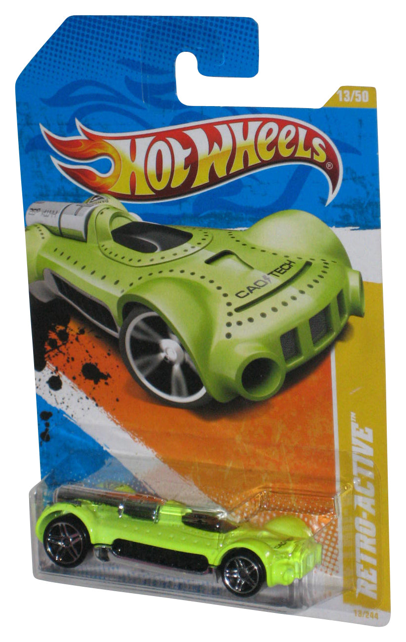 Hot Wheels 2011 New Models (2010) Green Retro-Active Toy Car 13/244