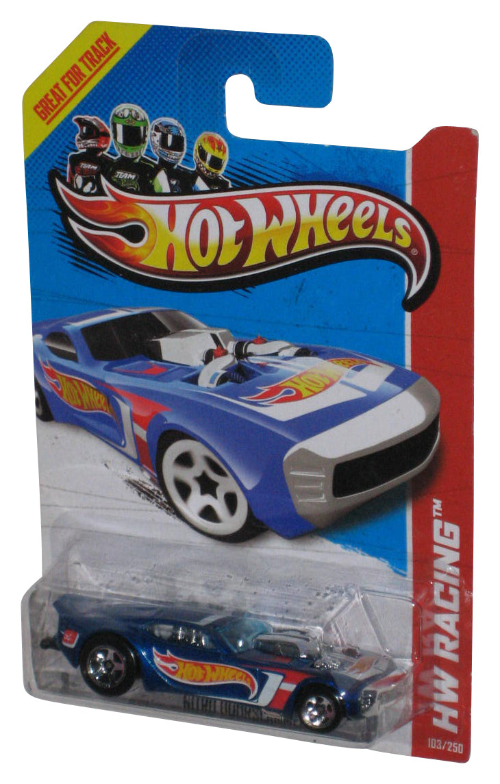 Hot Wheels HW Racing (2012) Blue Nitro Doorslammer Toy Car 103/250