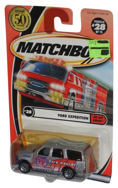 Matchbox Ford Expedition Red Hot Heroes (2001) Fire Patrol Road Rescue Toy Car #28