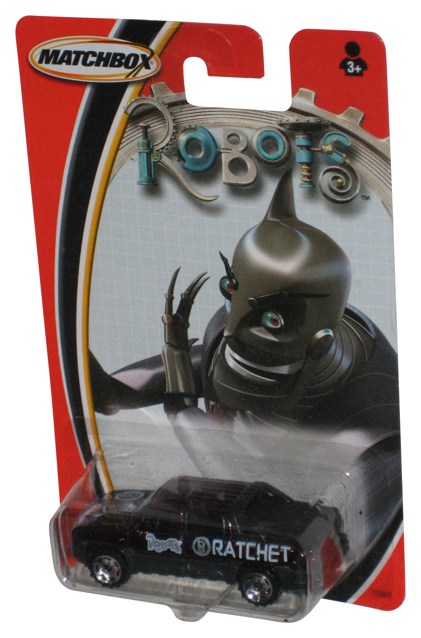 Matchbox Robots Ratchet Chevrolet Avalanche (2004) Black Toy Car