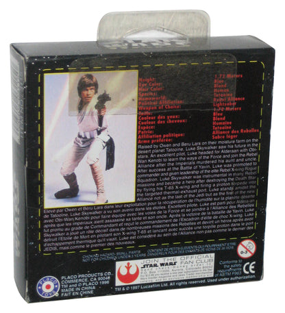 Star Wars Luke Skywalker (1997) Placo Gold Die-Cast Metal Keychain