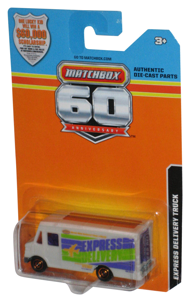 Matchbox Express Delivery (2012) Mattel 60th White Die-Cast Toy Truck