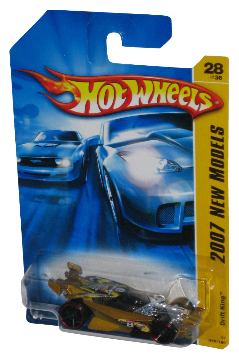 Hot Wheels 2007 New Models 28/36 Drift King Gold Toy Car 028/180