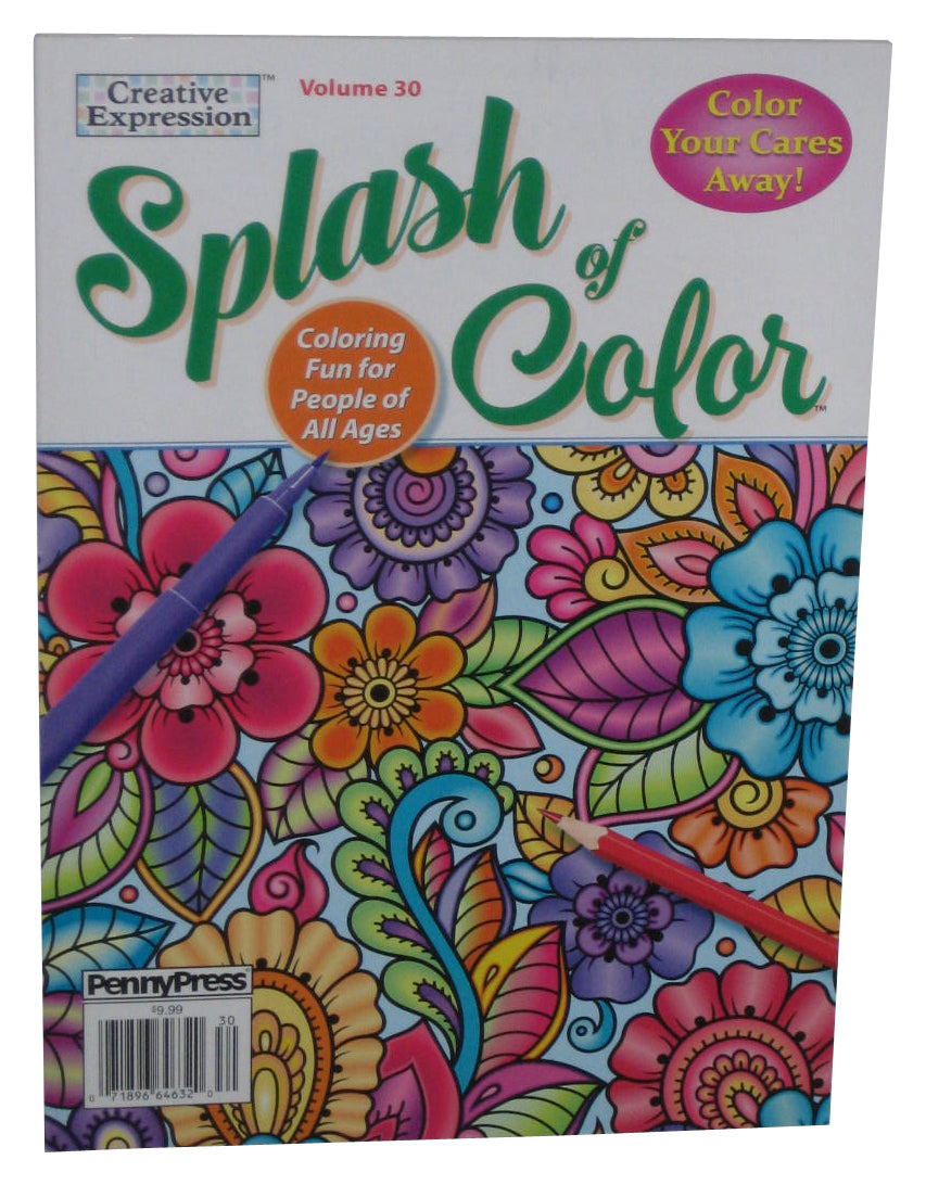 Creative Expression Splash of Color Vol. 30 PennyPress Magazine Book