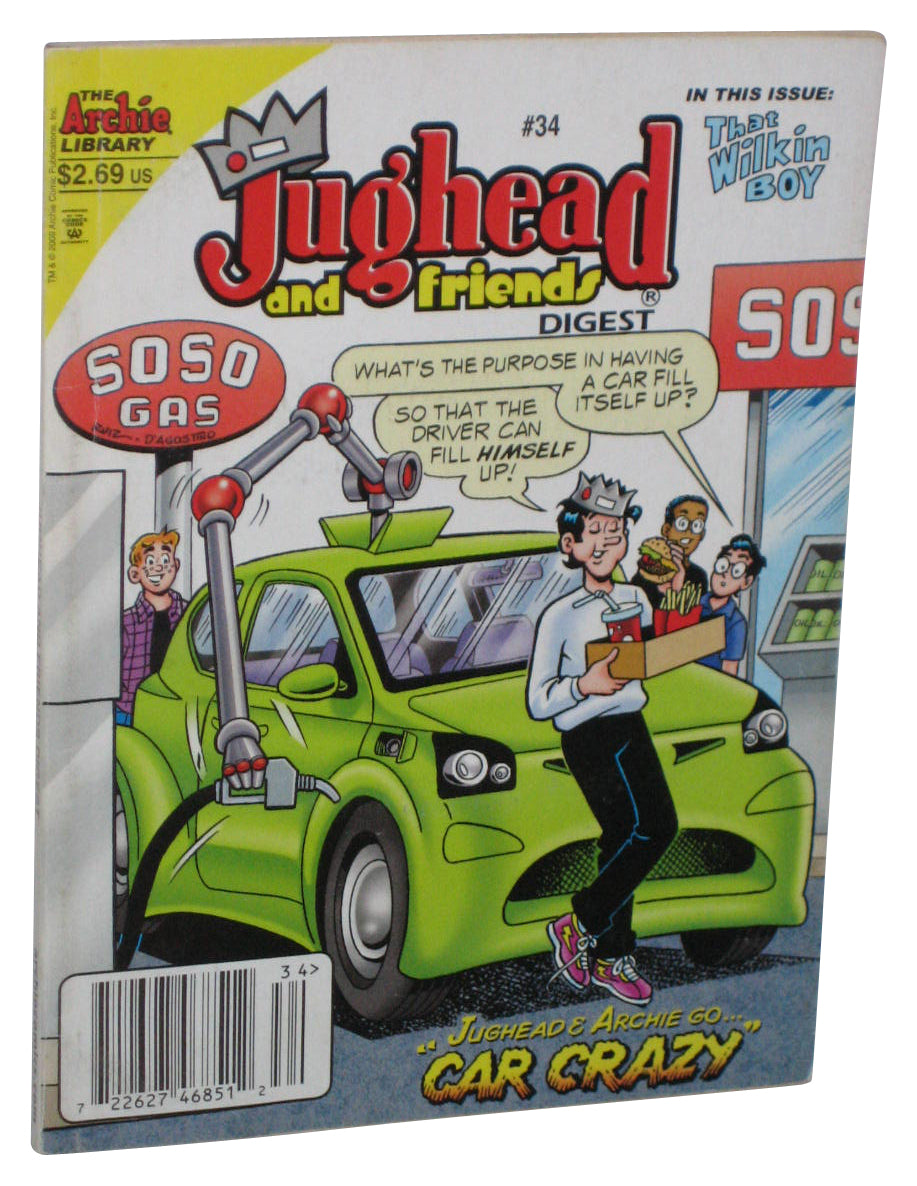 Archie Jughead and Friends Digest Library Magazine Comics Paperback Book Issue #34