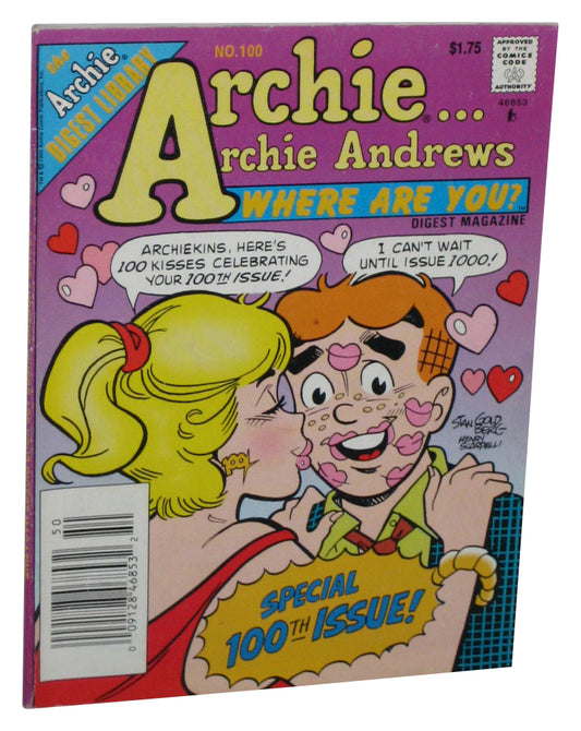 Archie Andrews Where Are You Digest Library Magazine Comics Book Issue #100