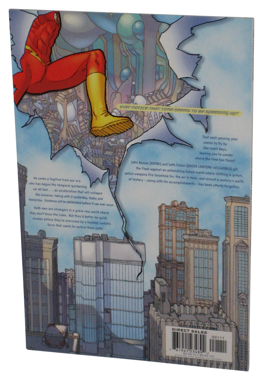 DC Comics The Flash Time Flies Paperback Book