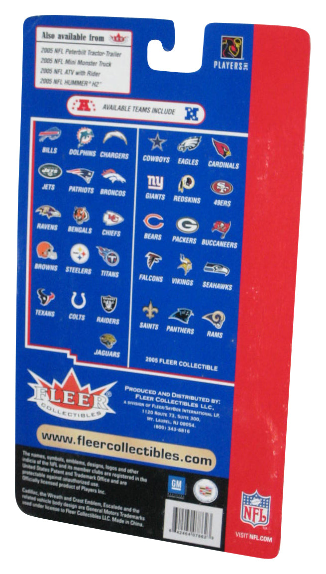 NFL Football Jake Plummer Broncos Blue & Orange Fleer Cadillac Escalade Toy Car w/ Trading Card