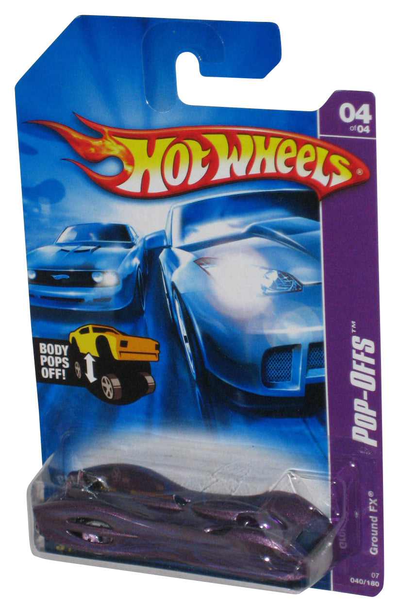 Hot Wheels Pop-Offs Ground FX (2006) Purple Toy Car 040/180