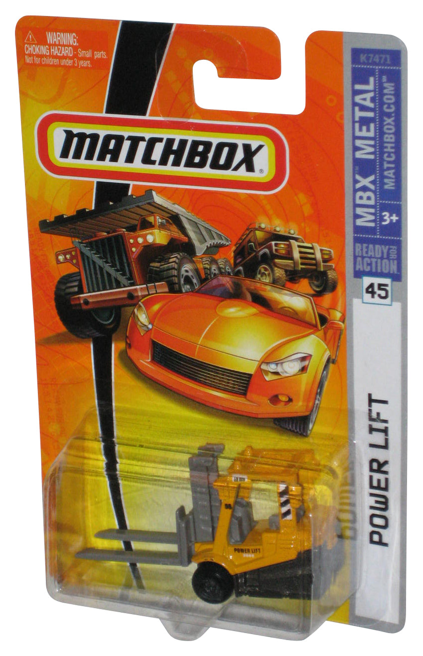 Matchbox MBX Metal (2007) Yellow Power Lift Toy Vehicle #45