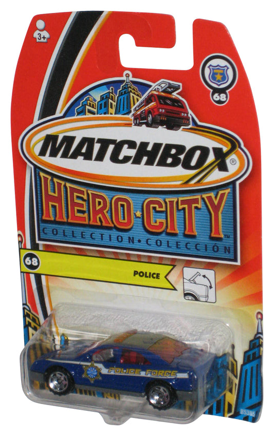 Matchbox Hero City Collection (2003) Police Blue Toy Car #68