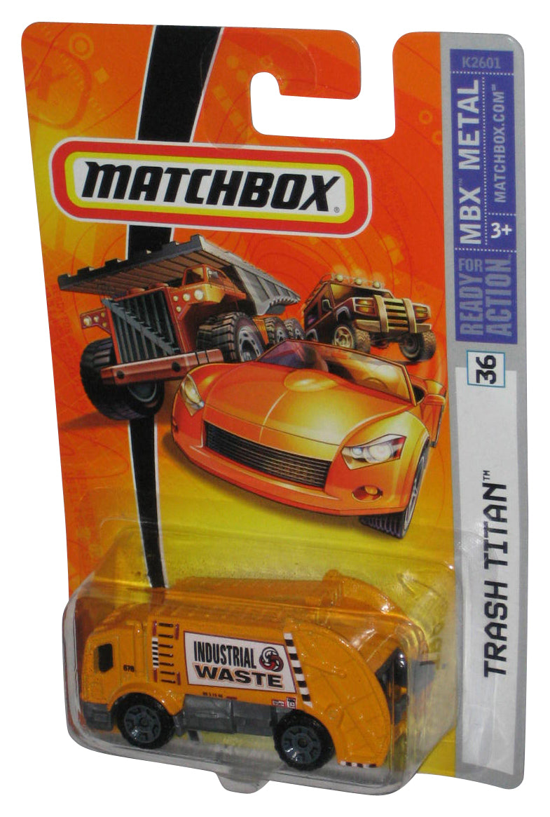 Matchbox MBX Metal (2006) Orange Trash Titan Toy Vehicle #36