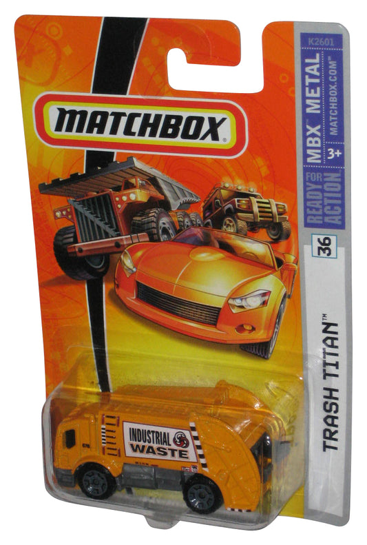 Matchbox MBX Metal (2006) Orange Trash Titan Toy Vehicle #36