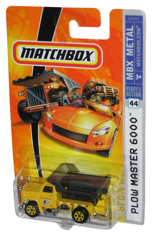 Matchbox MBX Metal (2007) Yellow Plow Master 6000 Toy #44