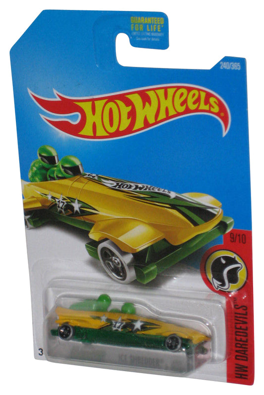 Hot Wheels HW Daredevils 9/10 (2015) Green Ice Shredder Toy Car 240/365