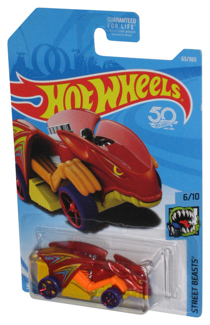 Hot Wheels Street Beasts 6/10 (2017) Red Vampyra Toy Car 63/365