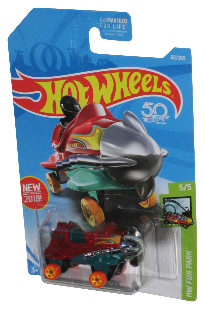 Hot Wheels HW Fun Park 5/5 (2018) Bazoomka Red Toy Vehicle 60/365