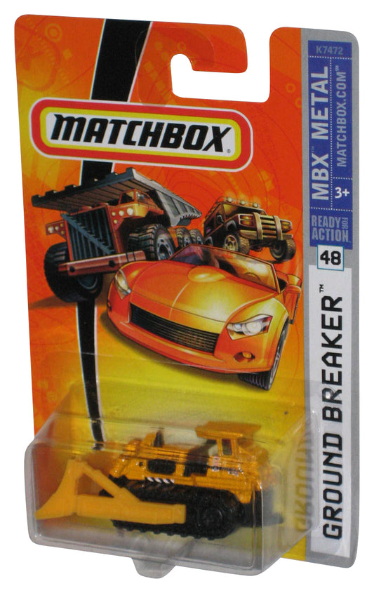 Matchbox MBX Metal (2007) Yellow Ground Breaker Toy Construction Vehicle #48