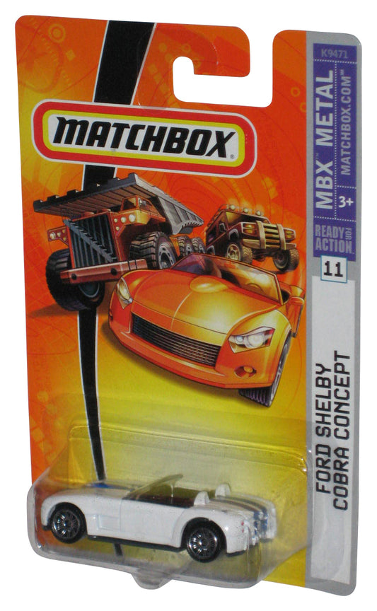 Matchbox MBX Metal (2006) White Ford Shelby Cobra Concept Toy Car #11