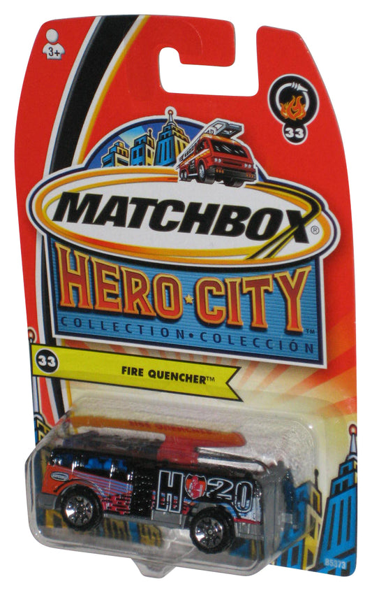 Matchbox Hero City Collection (2003) Black Fire Quencher Toy Truck #33