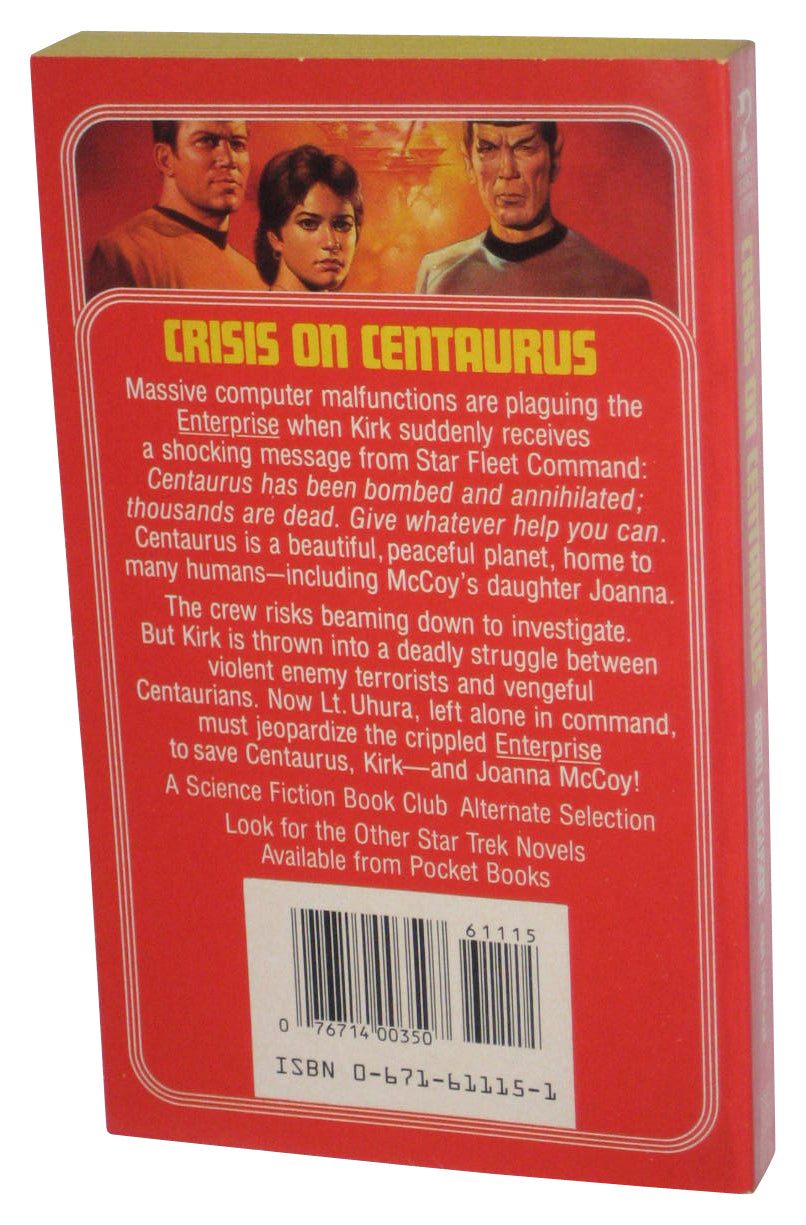 Star Trek Crisis on Centaurus (1986) Paperback Book No. 28