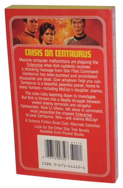 Star Trek Crisis on Centaurus (1986) Paperback Book No. 28