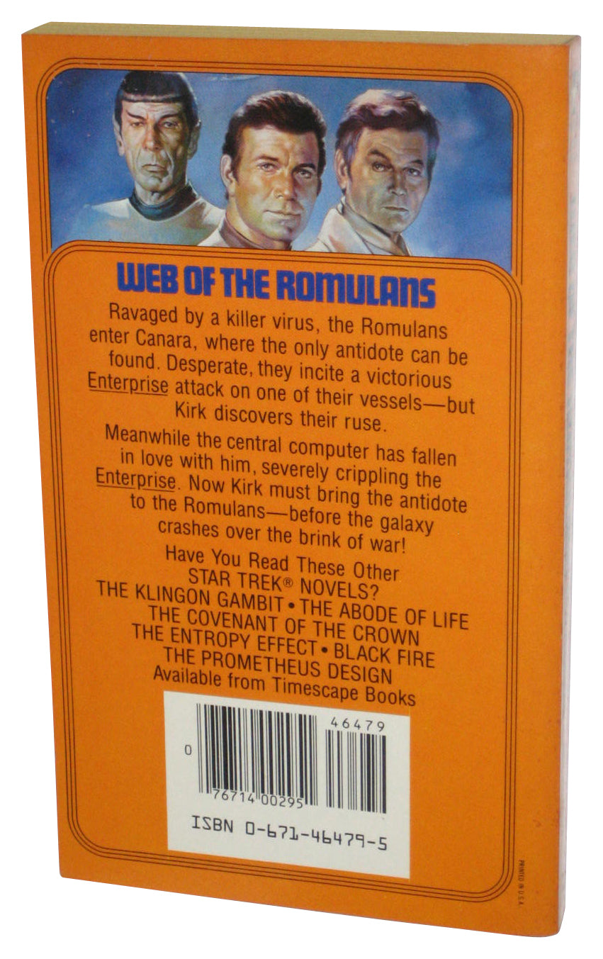 Star Trek Web of the Romulans (1983) Paperback Book No. 10